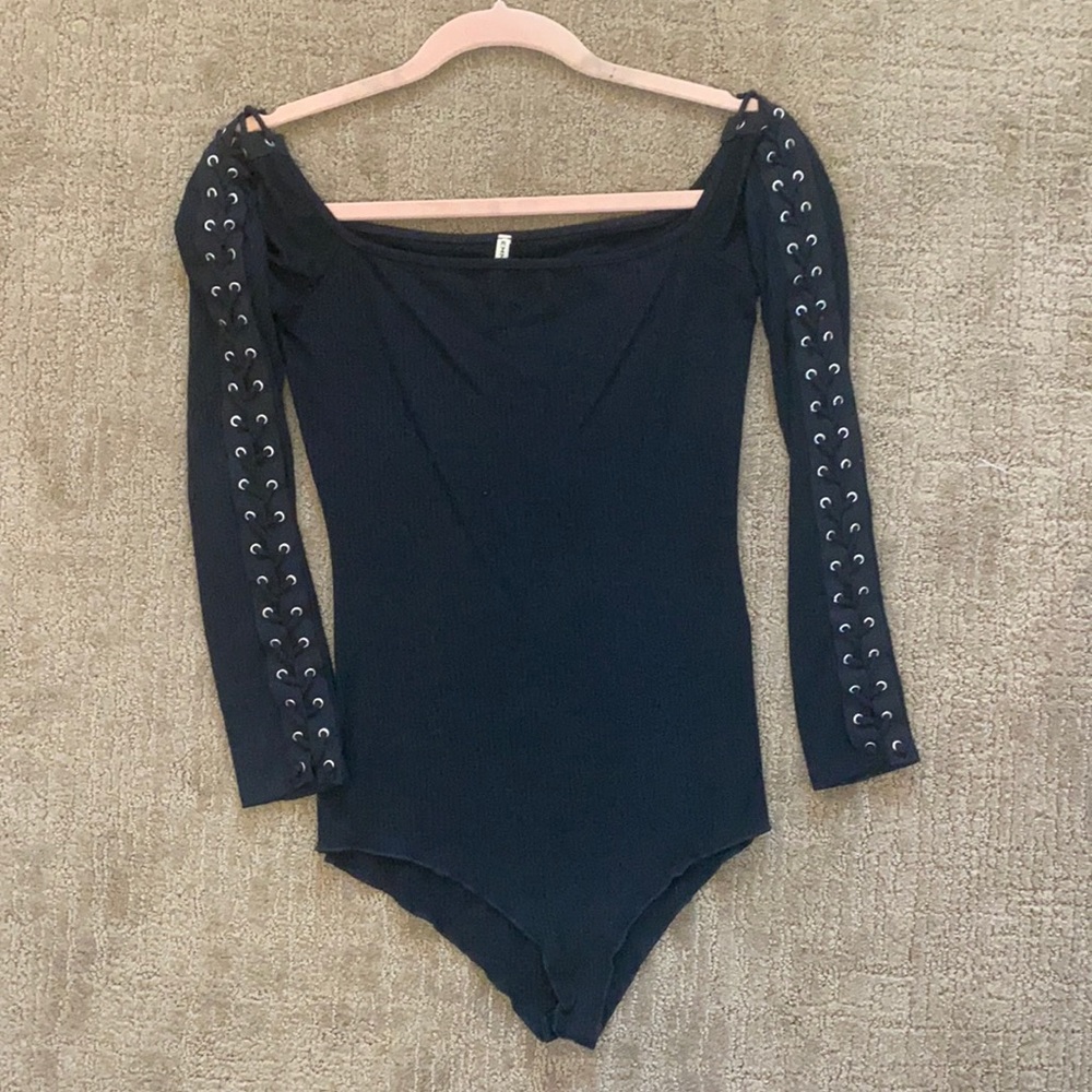 LF Black Bodysuit
